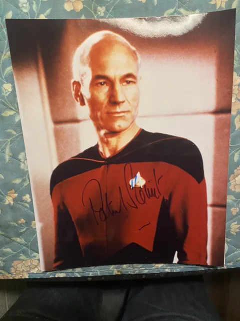 Carel Struycken As Mr Homn Star Trek TNG Autographed 8 1/2 x 11 in. Photo