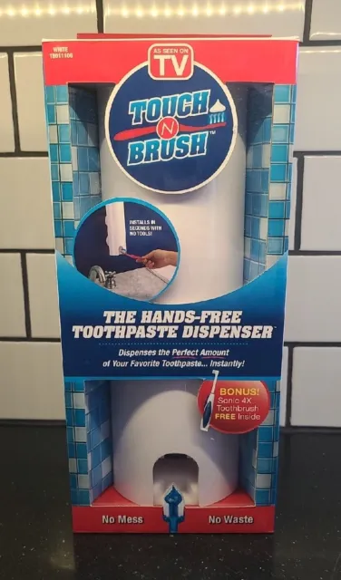 Touch N Brush Hands Free Toothpaste Dispenser As Seen on TV w/Toothbrush (R)