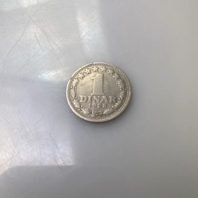 Yugoslavia  1   Dinar   1965