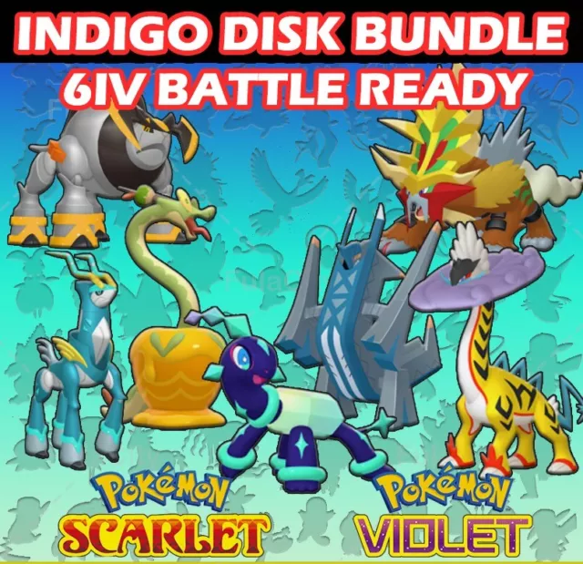 Pokemon Scarlet & Violet 6IV Shiny ALL 115 NEW PALDEA POKEDEX BATTLE READY