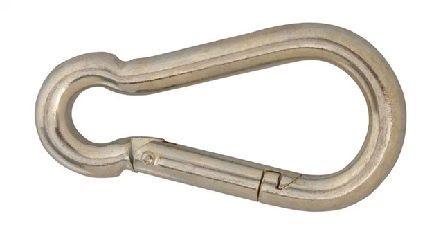 Campbell T7645046V Steel 230 lbs. Capacity Spring Snap Link 1/2 in. (Pack of 10)