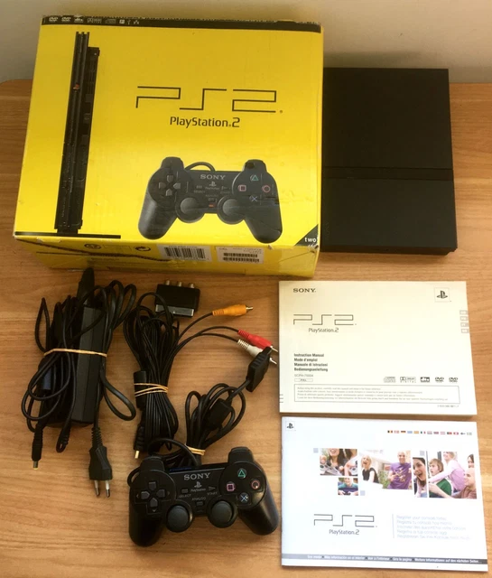 Boîte Vide PlayStation 2 – Console PS2 Originale, Avec Cales Et Notices