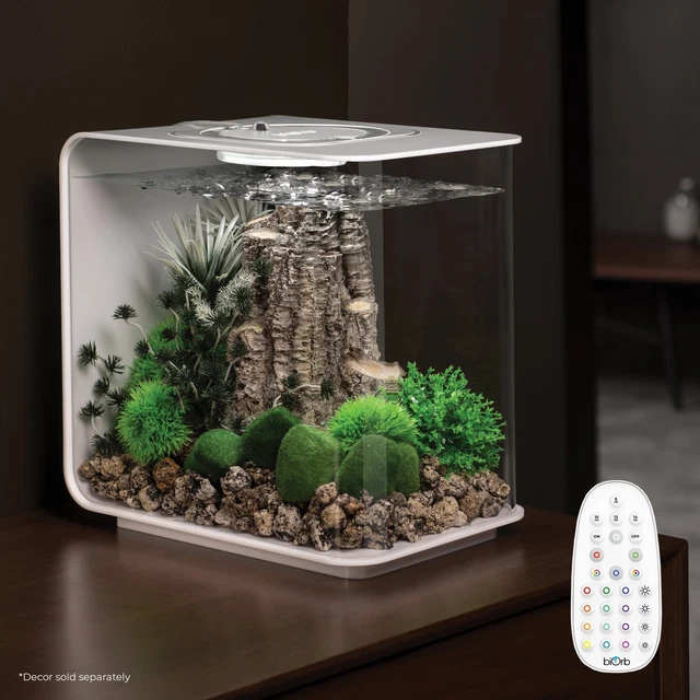 White 4Gallon Flow 15 Aquarium With MCR Light,Acrylic,Quick and easy set-up,USA 3