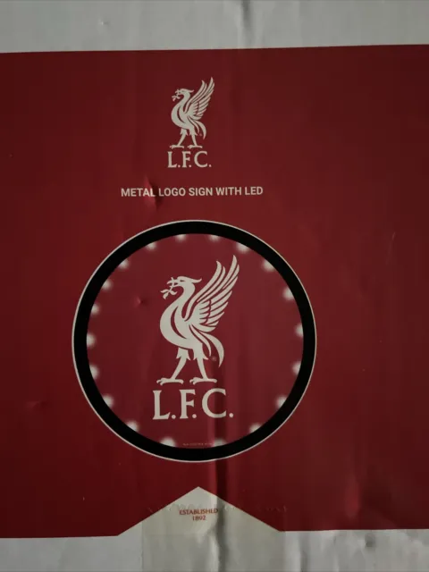 Liverpool FC Metal Logo sign with LED