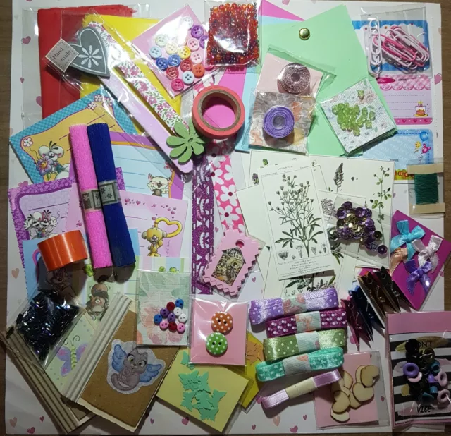 STOCK LOTTO SCRAPBOOKING HOBBY CREATIVI (spring2) MAKING CARDS CRAFTING JOB LOT