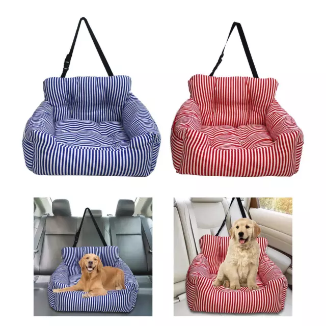 Siège de voyage de voiture pour chien universel avec poche de rangement