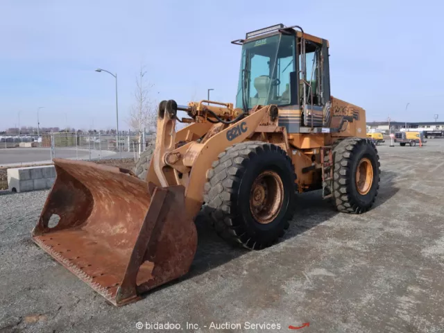 2000 Case 621C Wheel Loader Tractor Enclosed Cab 100" Bucket 139 HP bidadoo