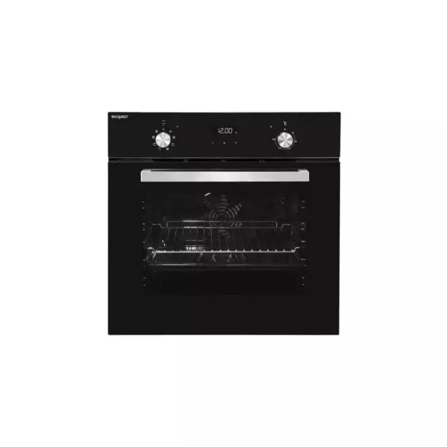 Exquisit EBE 657-2 Hsw EEK: A Einbaubackofen, 60 cm breit, 59 Liter, Umluft, Hei