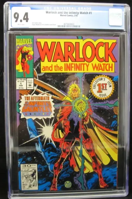 Warlock And The Infinity Watch #1 CGC 9.4 Marvel 1st Issue