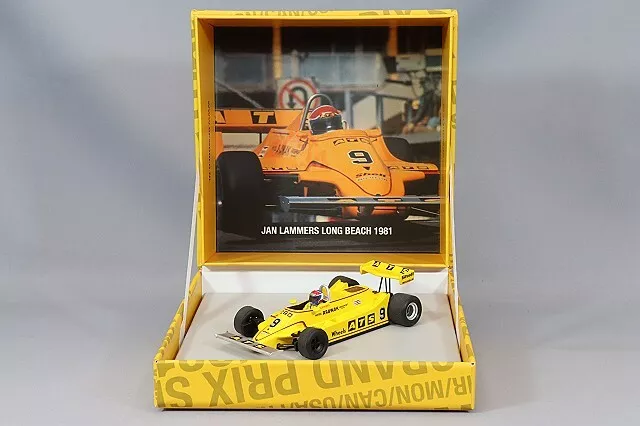 Spark GPWS1981 1/43 ATS D4 F1 Lang Strand Gp 1981 #9 Jan Lammers Gp Welt