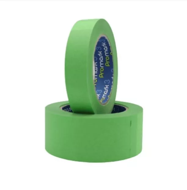 Promask 3 Premium Green H2o Masking Tape - 48mm (5 rolls) - High Temp Bake 2"