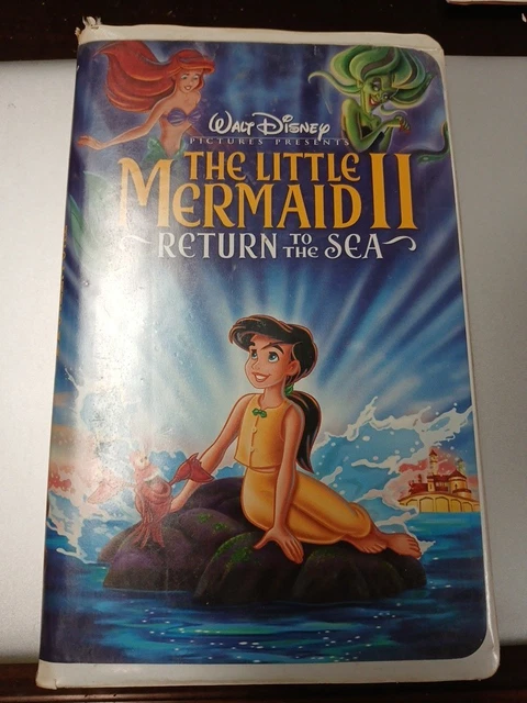 THE LITTLE MERMAID II 2 Return to the Sea (VHS, Clamshell) Walt Disney ...