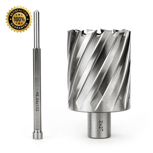 OSCARBIDE Annular Cutter 2 inch Cutting Diameter 2 Depth of Cut,3/4 inch Weld...