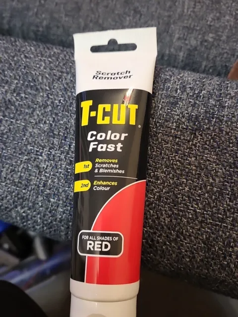 T-Cut Fast Scratch Scuff Blemish Remover Red Car Paint Cleaner Rejuvenates