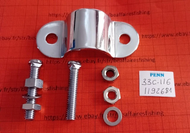 Penn Senator Rod Brace Kit – 56C-117 1183911 – Fits 117L, 118, 130, 130H, 130S Reels