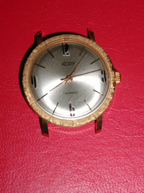 Ancienne Montre Bracelet KODY - Occasion, Pour Pièces Ou Restauration, Pièce De Collection Vintage