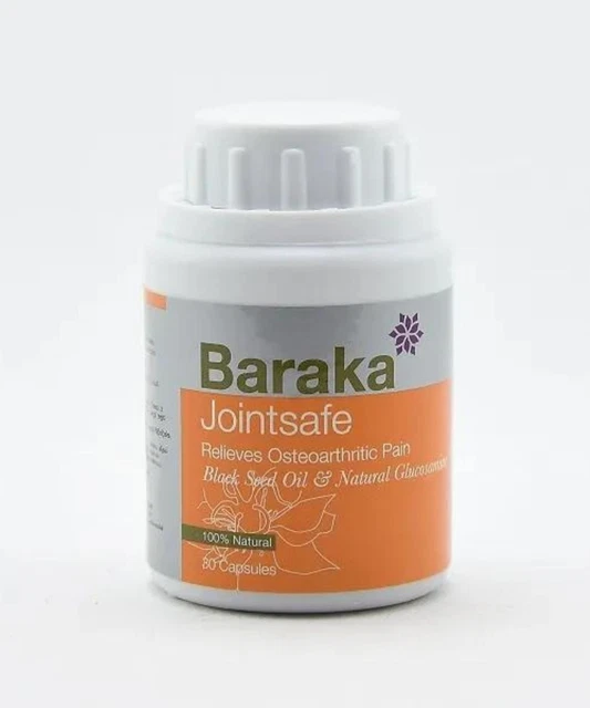 Alivio del dolor articular huesos soporte natural ayuruvédico Baraka seguro para las articulaciones 60 cápsulas