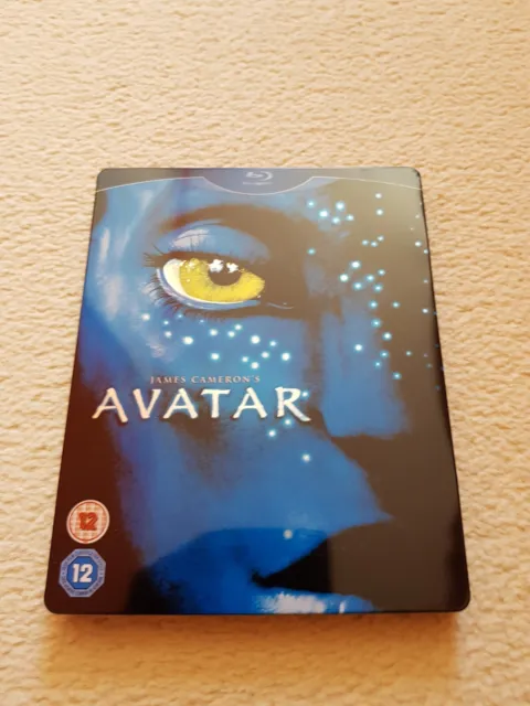 Avatar (Blu-ray, 2010) Steelbook Like New Watch Once In Protective Cover