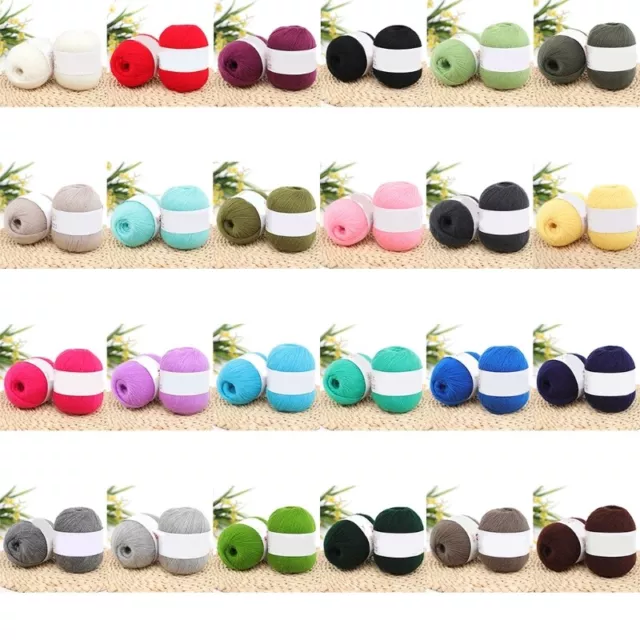 Soft Thin Cashmere Wool Yarn Multiple Colors Hand-Knitted Cashmere Yarn