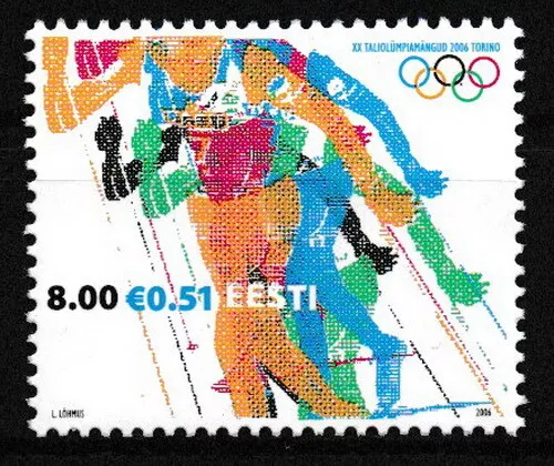 Estland - Olympische Winterspiele Turin postfrisch 2006 Mi. 540