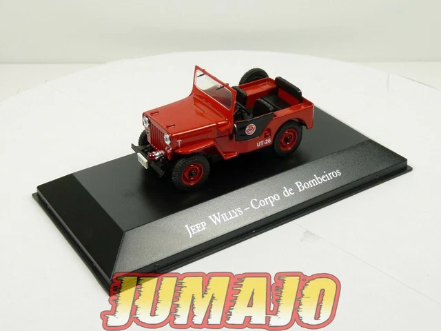C894 VINTAGE MINIMAC A1 Brésil Ford Jeep Willys Rouge Publicité Coca