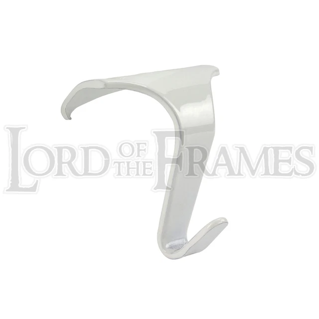 2 x ganci per stampaggio rotaia immagine bianca cornice da appendere cornice 38x34 mm