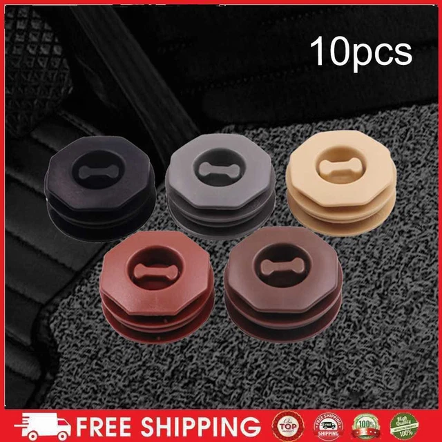 10pcs Carpet Fixing Clamps Buckles Auto Accessories Car Floor Mat Fixing Clamps