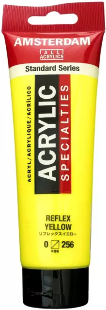 Amsterdam Acrylic 120Ml Reflex Yellow Fluorescent paint