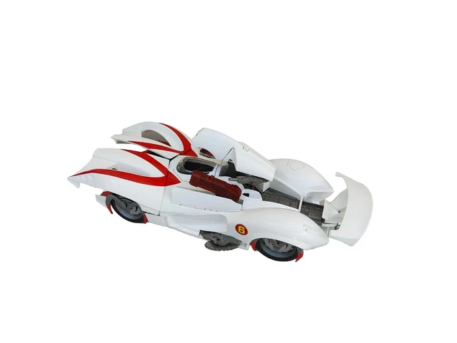 Figurine Speed Racer – Battle Morph Mach 6 Avec Pilote – Hot Wheels Mattel – Neuf