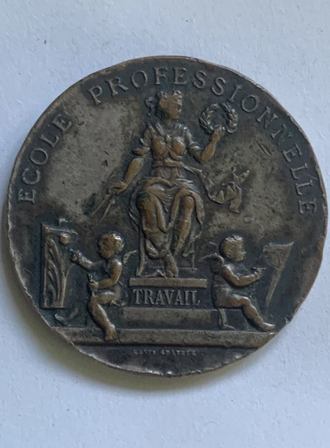 MÉDAILLE EN BRONZE de l'école Nationale des services du trésor EUR 6,00