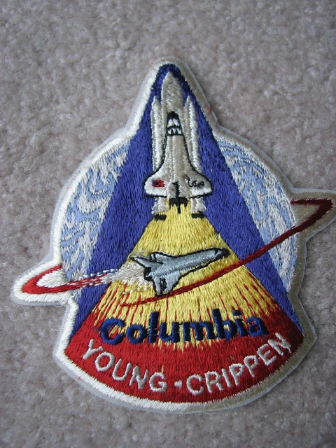 NASA Columbia Space Shuttle Cloth Patch Young-Crippen