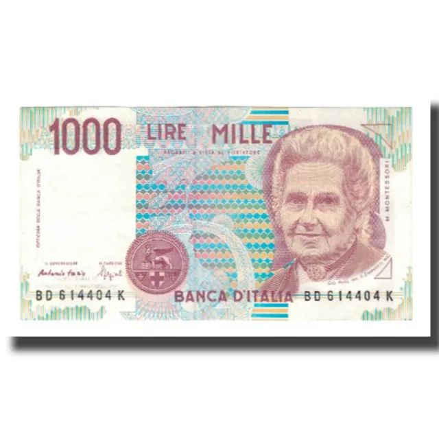 [#667096] Banconote, Italia, 1000 Lire, D.1990, KM:114b, FDS