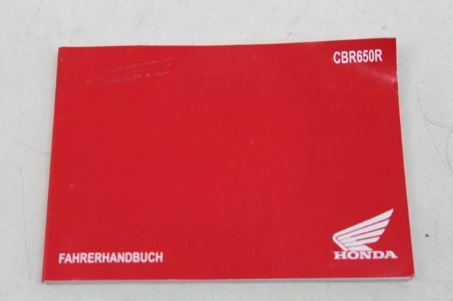 Fahrerhandbuch Honda Cbr 650 R 2021 2022 2023 German Language