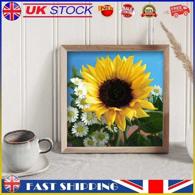 Diamond Painting Sunflower Full Round Drill Picture of Rhinestone DIY Drawing #g