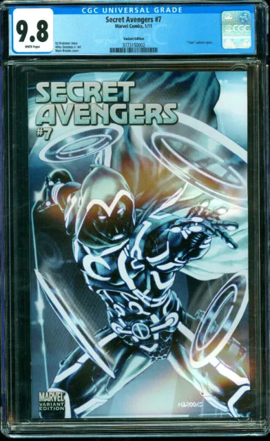 Secret Avengers #7 Mark Brooks Moon Knight Tron 1:10 Variant Cgc 9.8 Nm/M Marvel