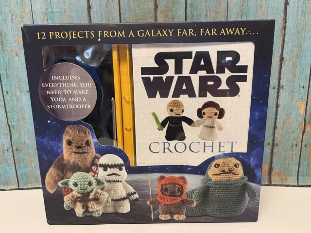 #15245 Lucy Collin - "Star Wars Crochet Kit" -Yoda  & Stormtrooper Nip & Cute!