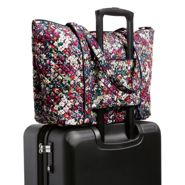 VERA BRADLEY MILLER TRAVEL BAG Itsy Ditsy Carry-on Tote Trolley Sleeve $120 NWT