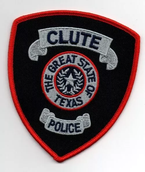 Texas Tx Clute Police Nice Shoulder Patch Sheriff