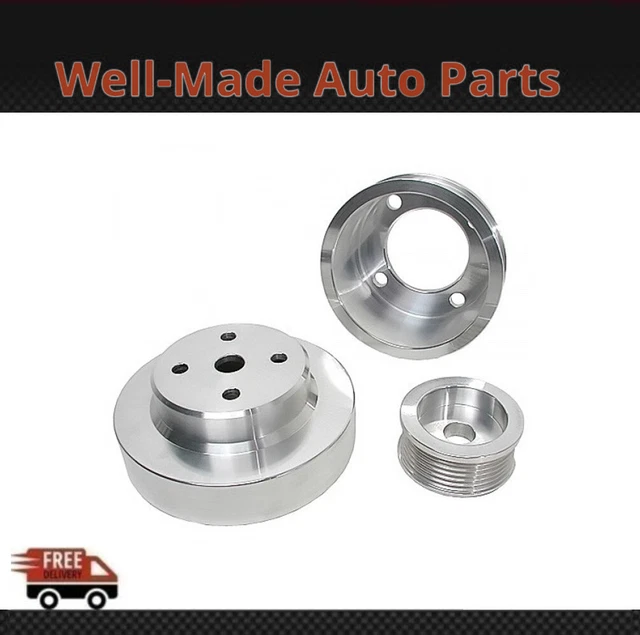BBK UNDERDRIVE PULLEY Kit Lightweight Aluminum 1553 For 19861993