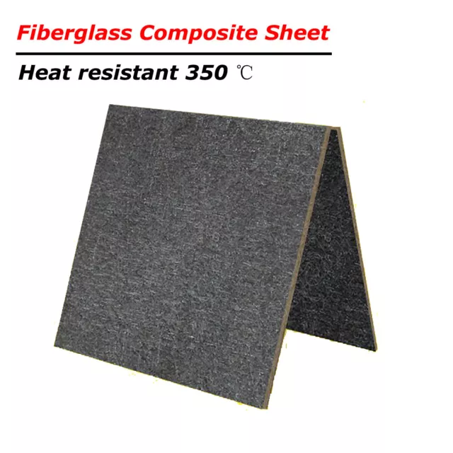 Black Fiberglass Composite Sheet Board Mould Heat Shield Plate HIGH TEMP 350 ℃