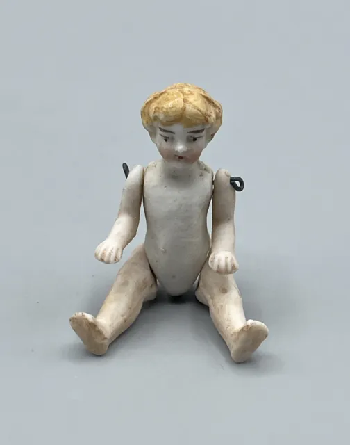 Seltene Kleine Miniatur Porzellan Puppenstube Puppe Zubehör Antik Alt Rarität