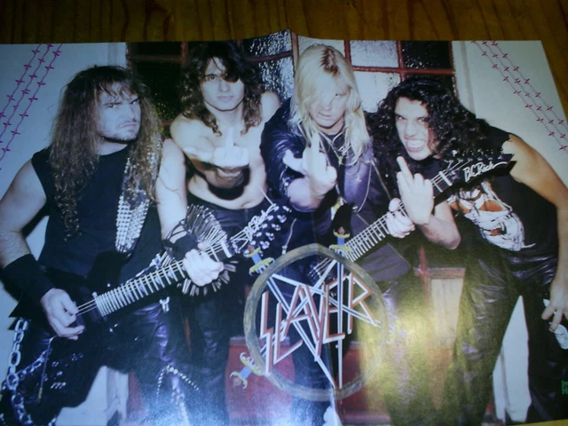 Slayer80 VINTAGE SLAYER - POSTER A3 Vintage 80's THRASH METAL RAR EUR 19,99 ...