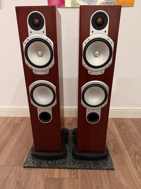 MONITOR AUDIO SILVER RS6 Floorstanding Speakers in Rosenut £223.20 ...
