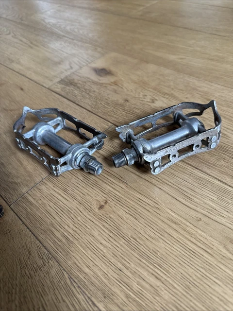 Pédales Vélo Campagnolo Chorus Avec Cale-pieds Vintage - Pour Vélo De Course