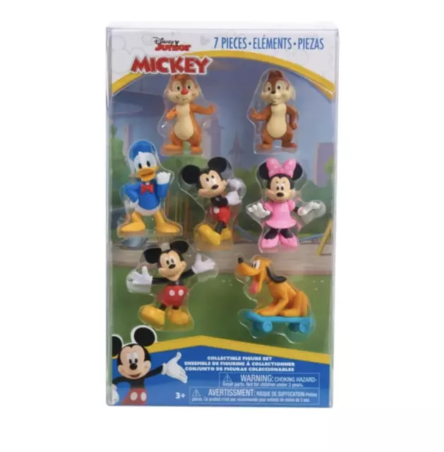 Disney Junior Mickey E Amici 7pcs da Collezione Figura Toy Set Nuovo con Scatola