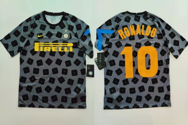 Inter Milan Ronaldo R9 2020/21 Nike Training Shirt Jersey Size L (New with Tags)
