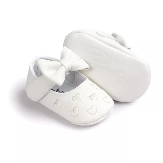 Newborn Kids Baby Girl Soft Crib Shoes Sandal Moccasin Prewalker Shoes 0-18M AU 2