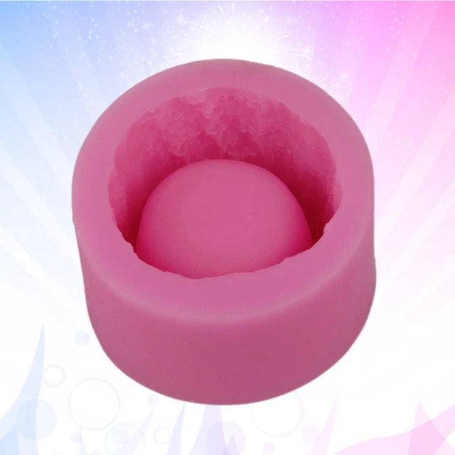 1 pieza de cupcake fondant formas claras epoxi soporte para velas