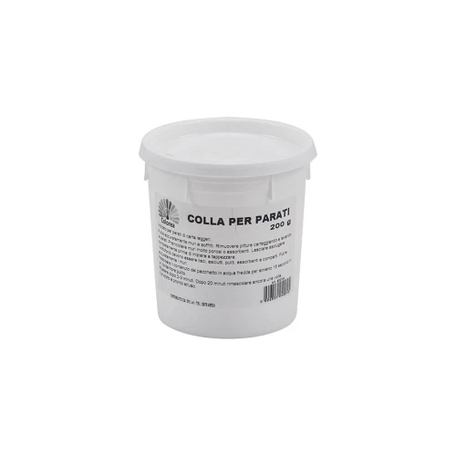 Colorea colla per parati leggeri barattolo da 200gr resa 60mq colla adesivo polv
