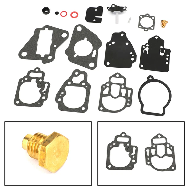 Kit De Réparation Carburateur Compatible Mercury/Mariner 6-25 HP 2 Cylindres - Remplace La Référence 1395-97611
